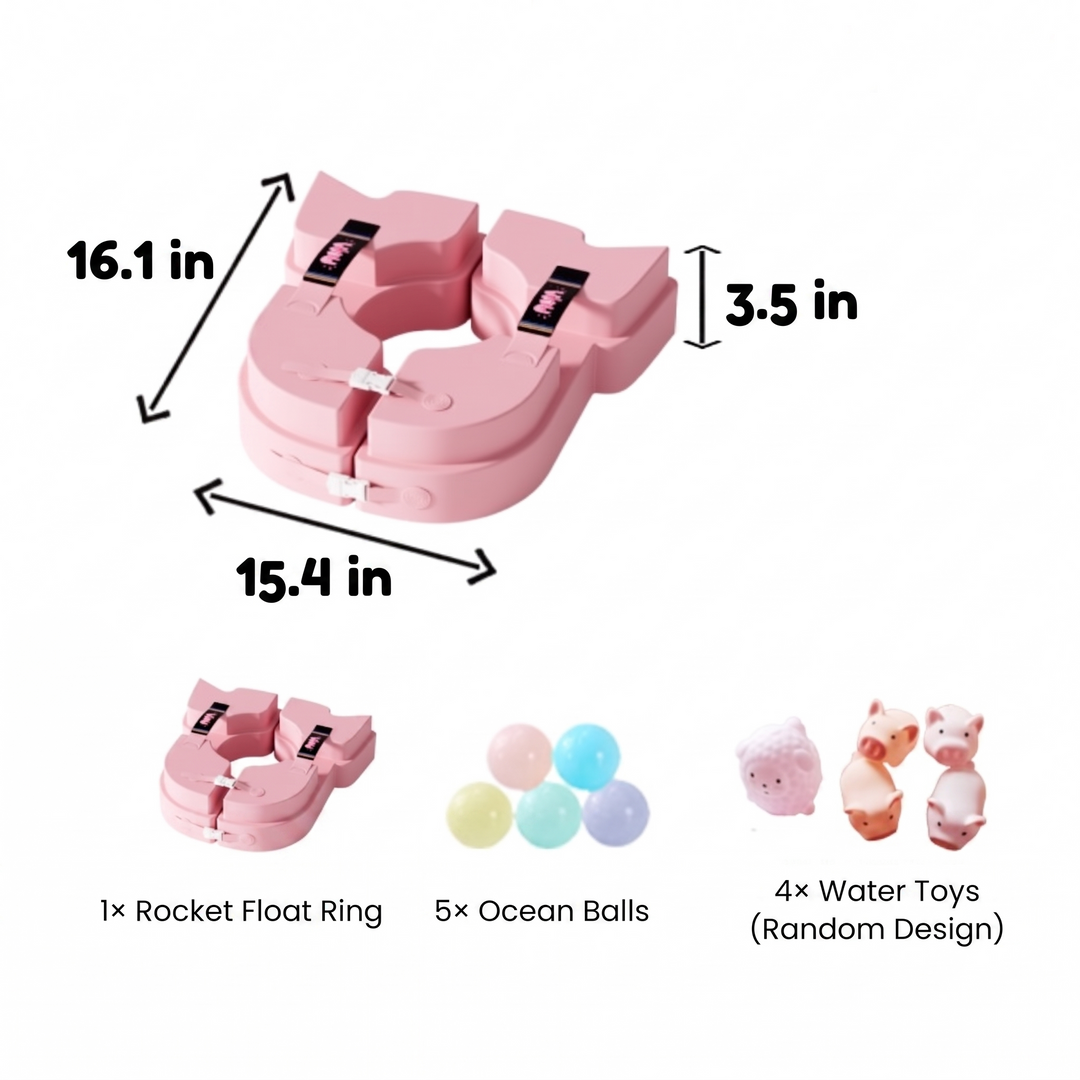Pearl foam baby float keeping child well positioned