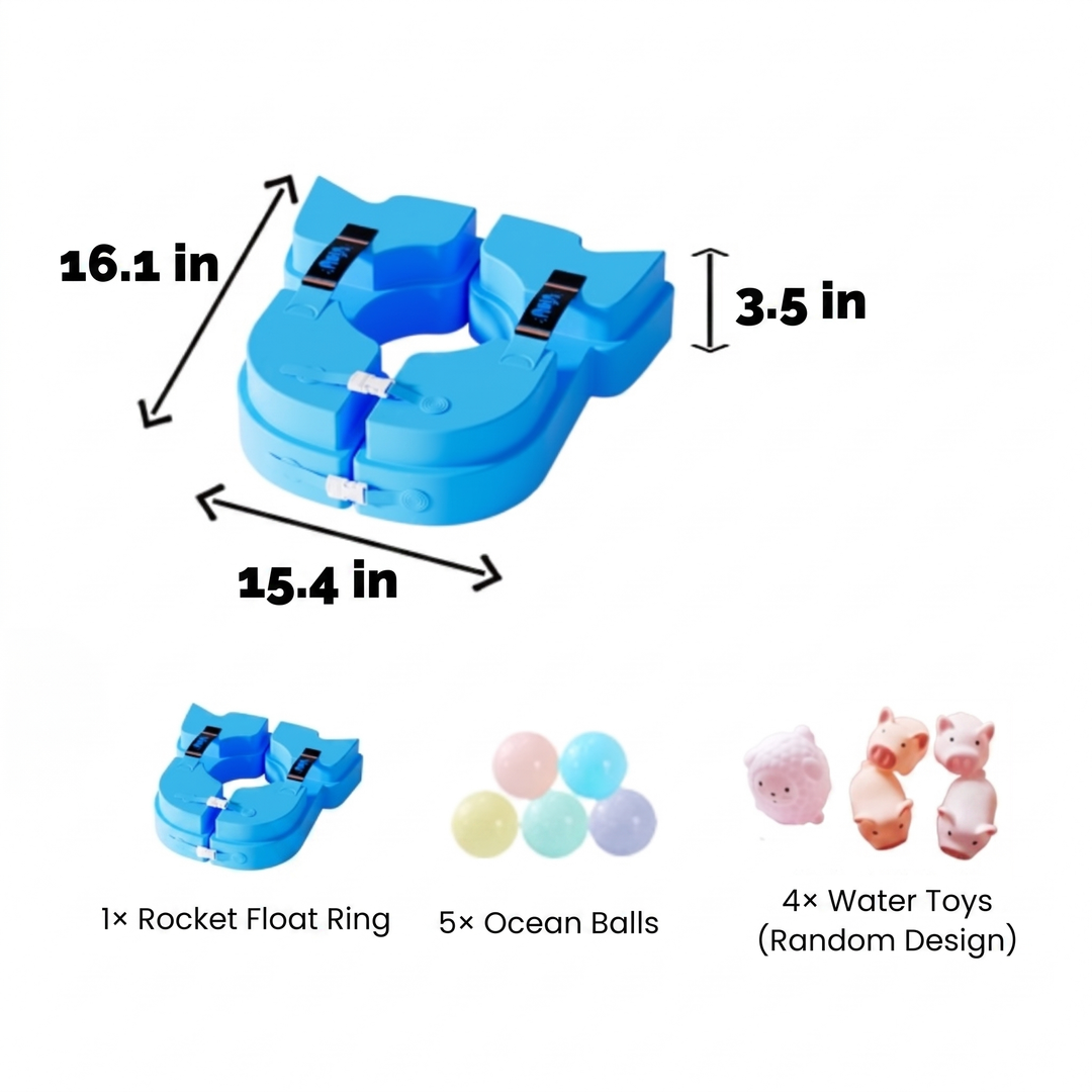 Baby swim ring for confident first water time