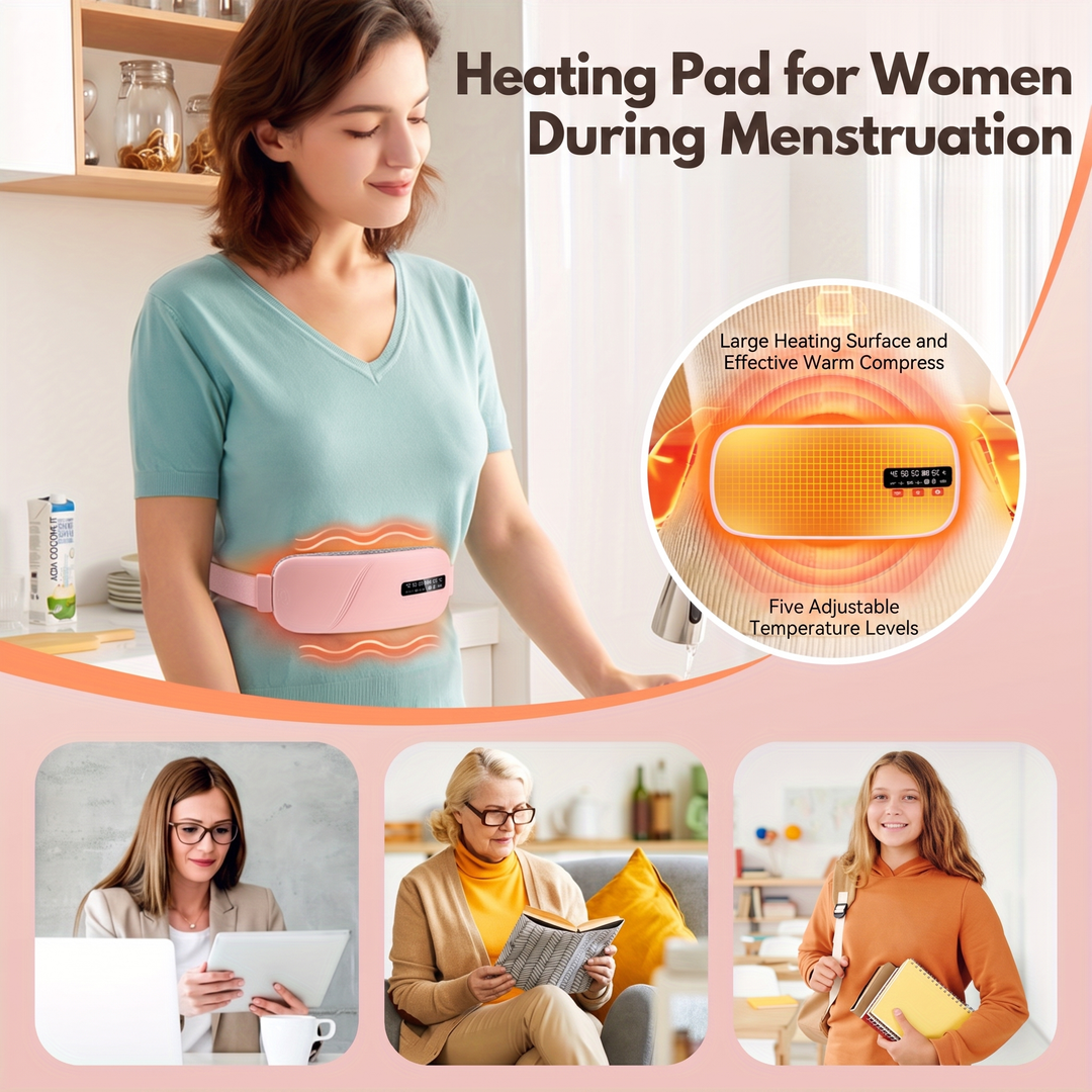 Heated cushion easing everyday tension and aches