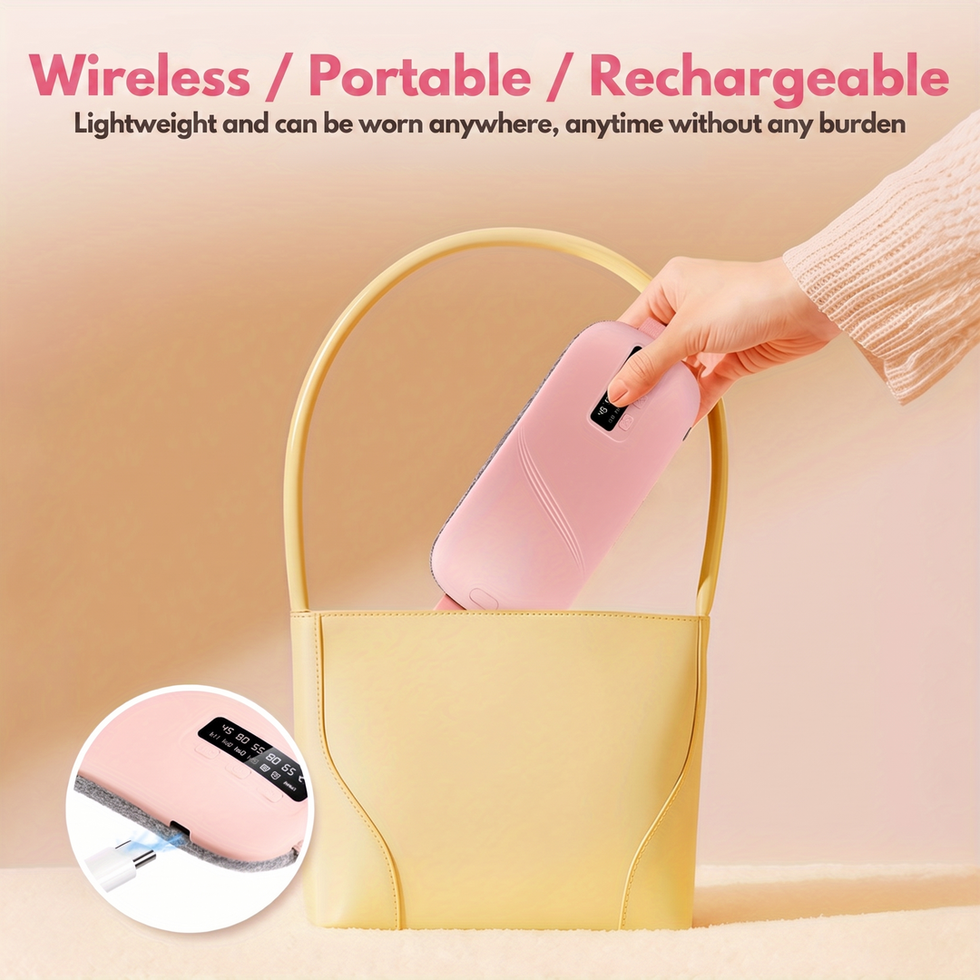 Heated massage cushion for full-body comfort and rest