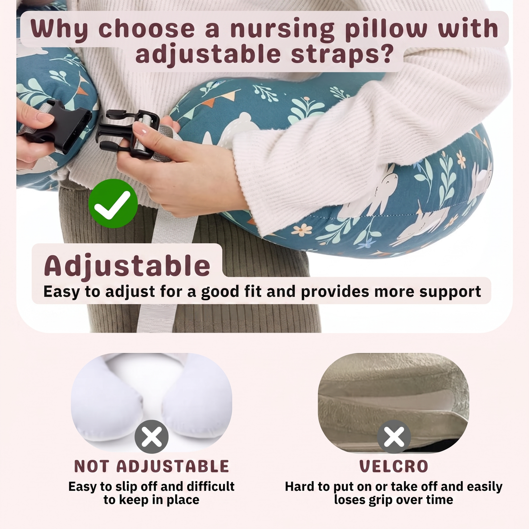 Nursing pillow keeping feeding posture natural and relaxed