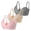 NurseFlow wireless nursing bra beige seamless support