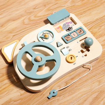 LittleDriver – Montessori Wooden Steering Wheel Toy