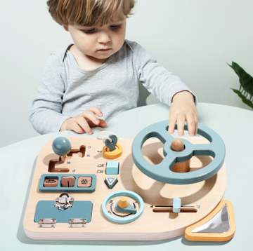 LittleDriver – Montessori Wooden Steering Wheel Toy