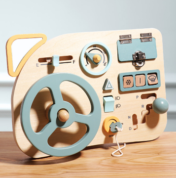 LittleDriver – Montessori Wooden Steering Wheel Toy
