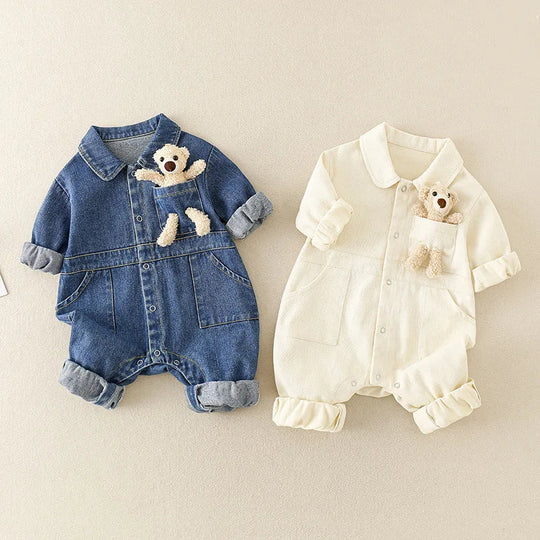 Timeless denim jumpsuit for everyday kids adventures