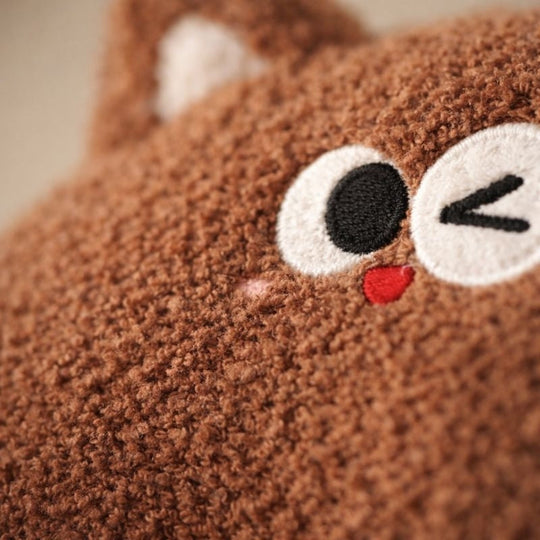 Mocha Cat Cuddle Plush Toy — Clean Qaulity for Kids