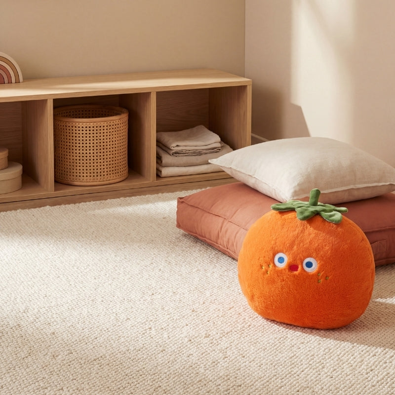 CuddleFruit Persimmon Baby Plush Toy — Modern Quality for Kids