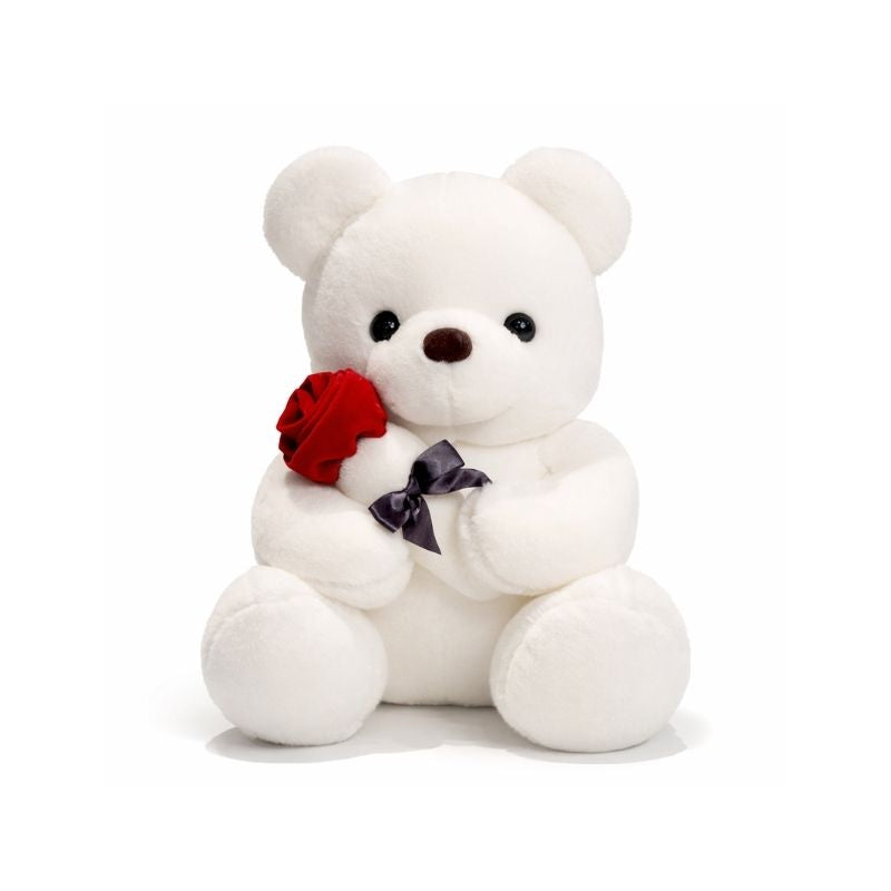 Lavinia Rosebud Bear Plush Toy — Kids Teddy Bear Comforting Cuddles