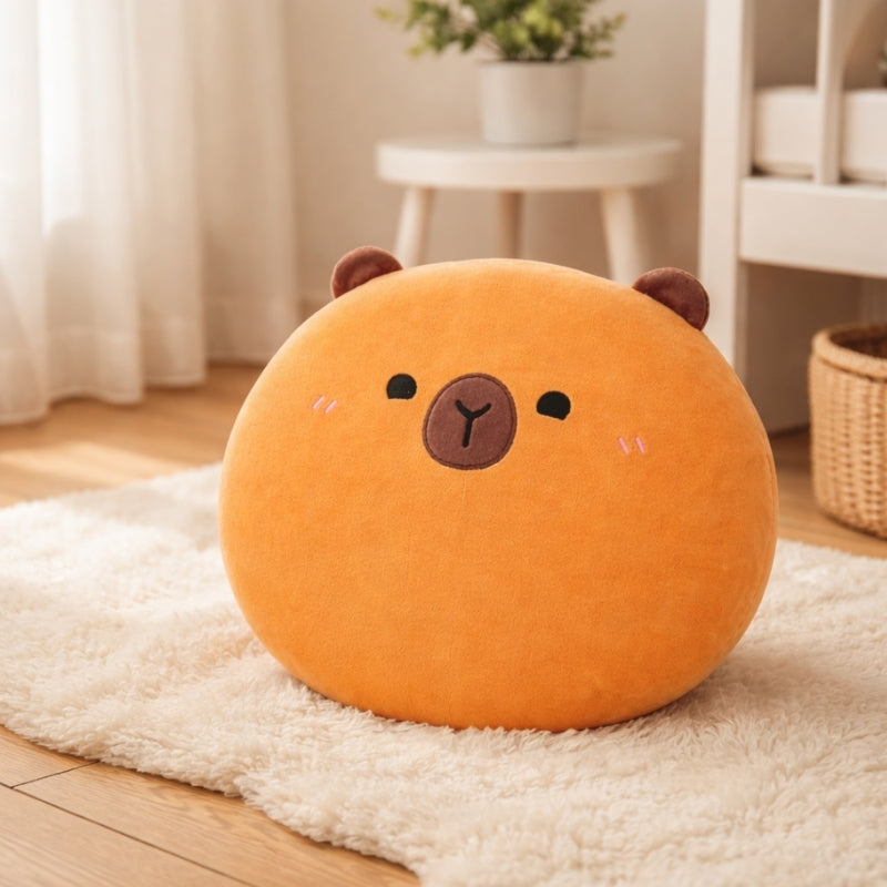 Blushing Capybara Plush Toy for Kids — Clean Modern Quality
