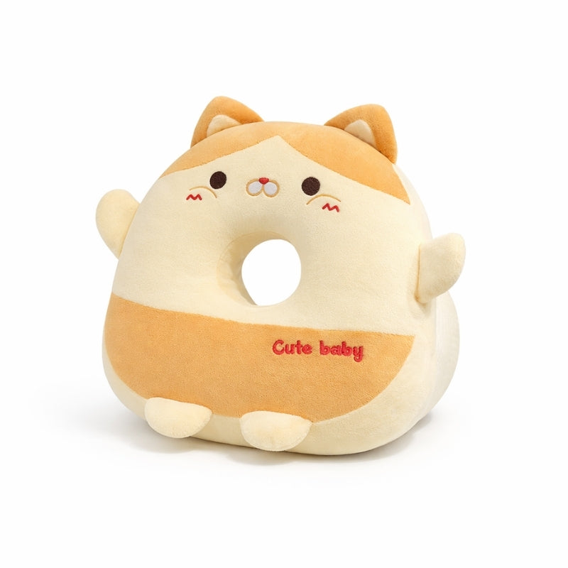 SnugglePig Donut Plush Pillow Toy — Clean Calming Quality