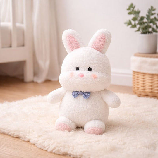 CloudNest Bunny Plush Toy Baby Clean Quality Toy — Modern Calm Cuddles