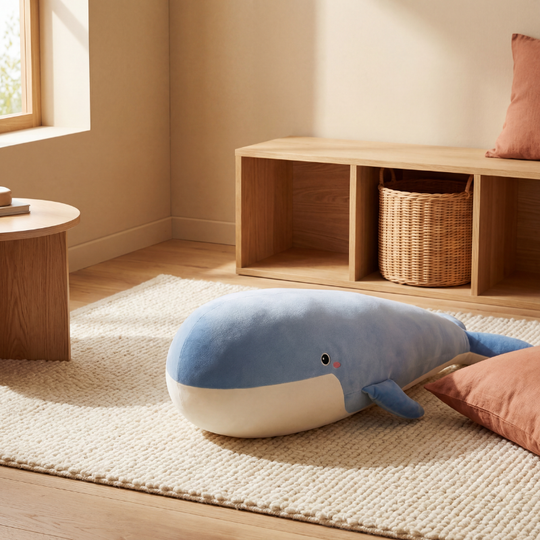 OceanNest Whale Plush Toy —  Calming Comfort