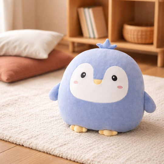 Leni Blue Penguin Plush Toy – Kids Plush Toy for Clean Calming Quality