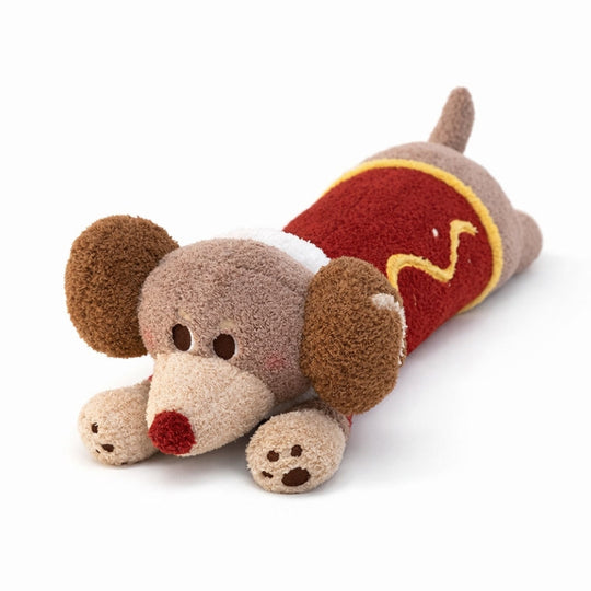 Long Sausage Dog Plush Toy Dachshund — Modern Cuddly Comfort