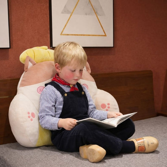 SnugglePaw Cat Plush Pillow Toy — Clean Quality for Kids