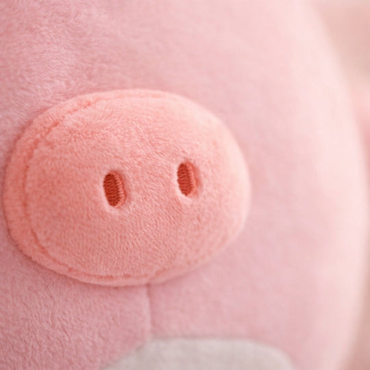 SnuggleNest Round Piglet Plush Toy — Modern Quality for Kids