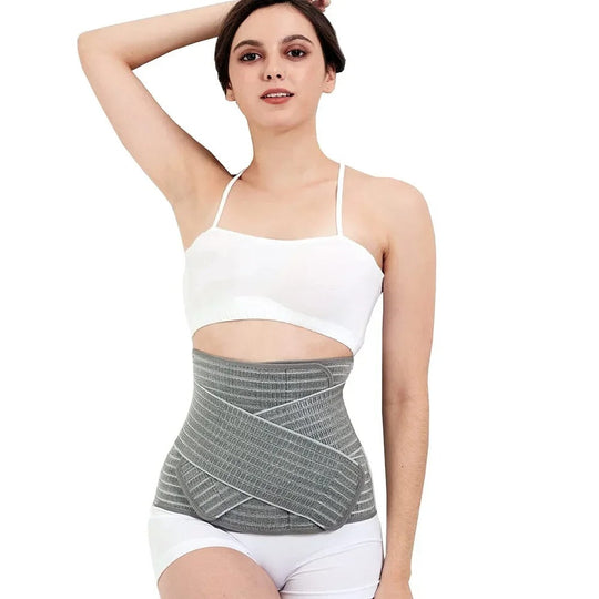 Postpartum belly band for vaginal and cesarean recovery