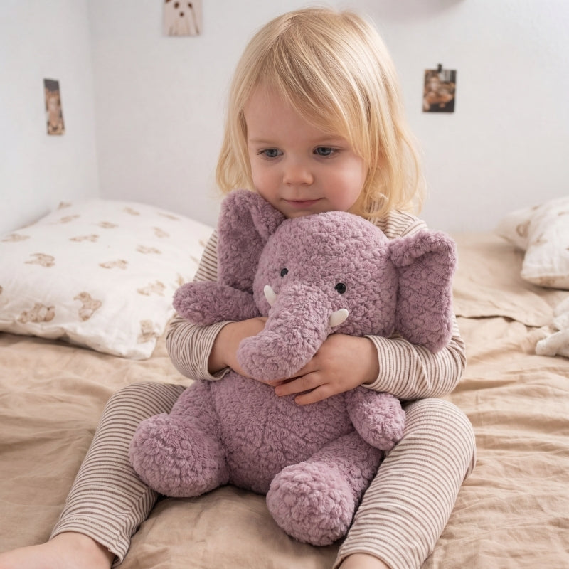 SnuggleBud Elephant Plush Toy — Clean Quality for Kids