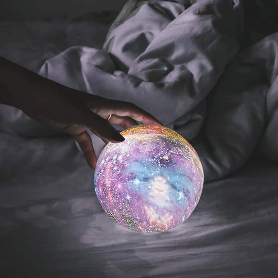 DreamGlow Orbit Night Light Projector — Kids Star Lamp Calm Sleep