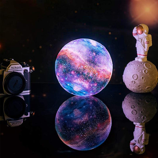 DreamGlow Orbit Night Light Projector — Kids Star Lamp Calm Sleep