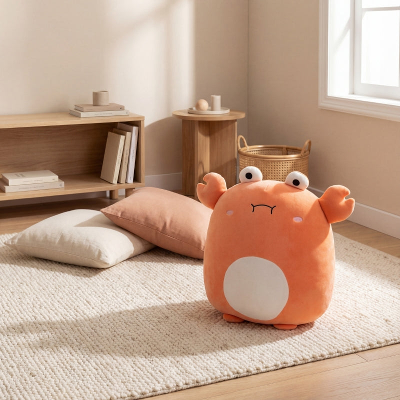 SnugSea Crab Cuddle Plush Toy — Clean Calming Quality