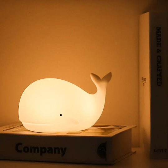 Coastal Whale Baby Night Light — Clean Calming Sleep Glow