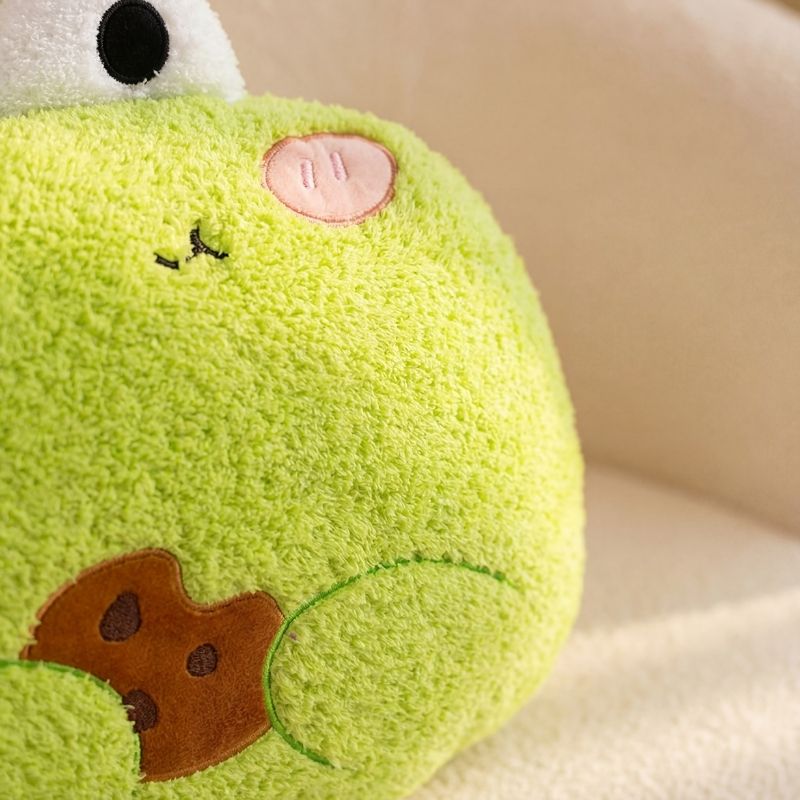 Cozy Meadow Frog Plush Toy — Clean, Calming Comfort for Kids