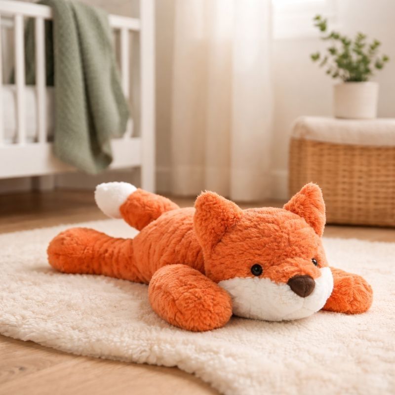 SunnyFox Cuddle Plush Toy — Clean Quality for Babies