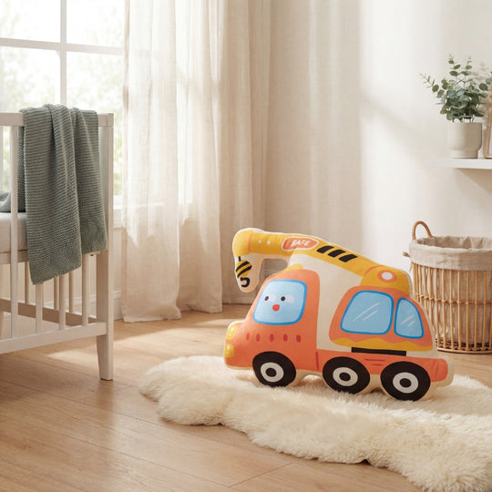 Happy Wheels Plush Car Toy — Clean Quality for Kids
