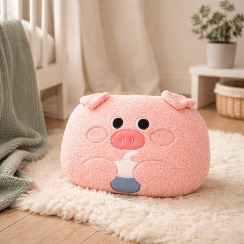 SnugglePuff Chubby Pig Plush Toy — Clean Modern Quality
