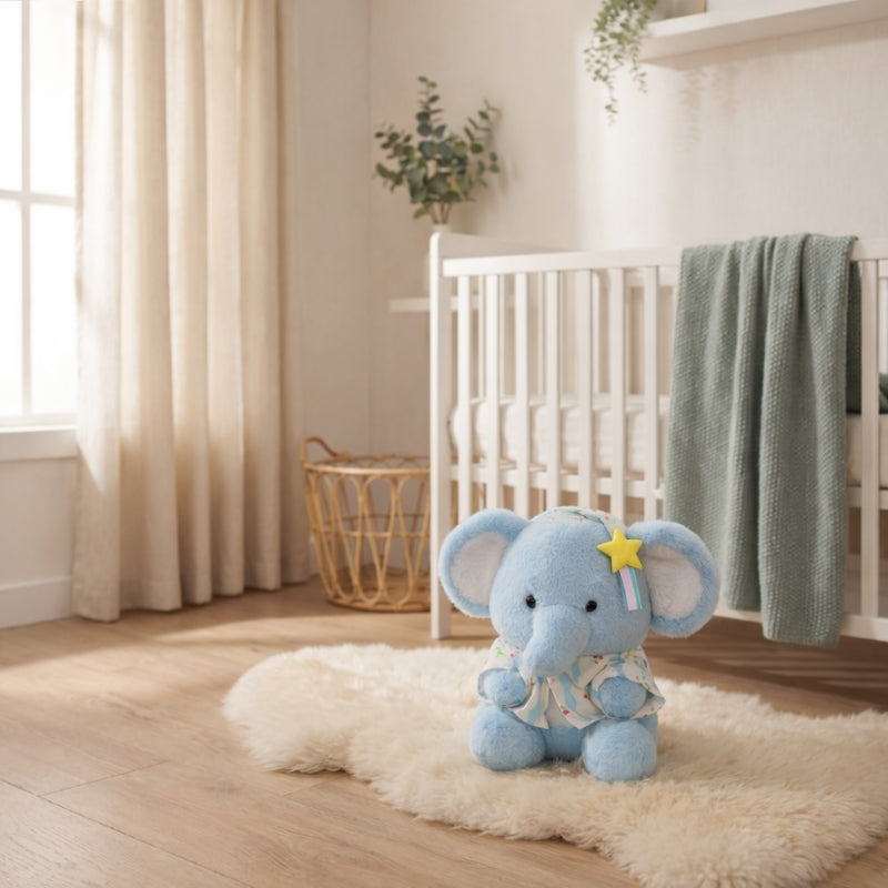 Sleepy Elephant Plush Toy for Kids — Clean Quality Companion