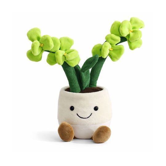 Orchid Bloom Snuggle Plush Toy Flower Plush Toy — Modern Quality