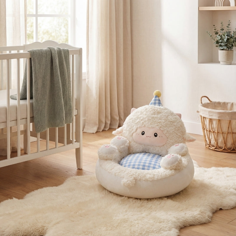 LumiLamb Plush Toy Cushion — Modern Quality for Kids