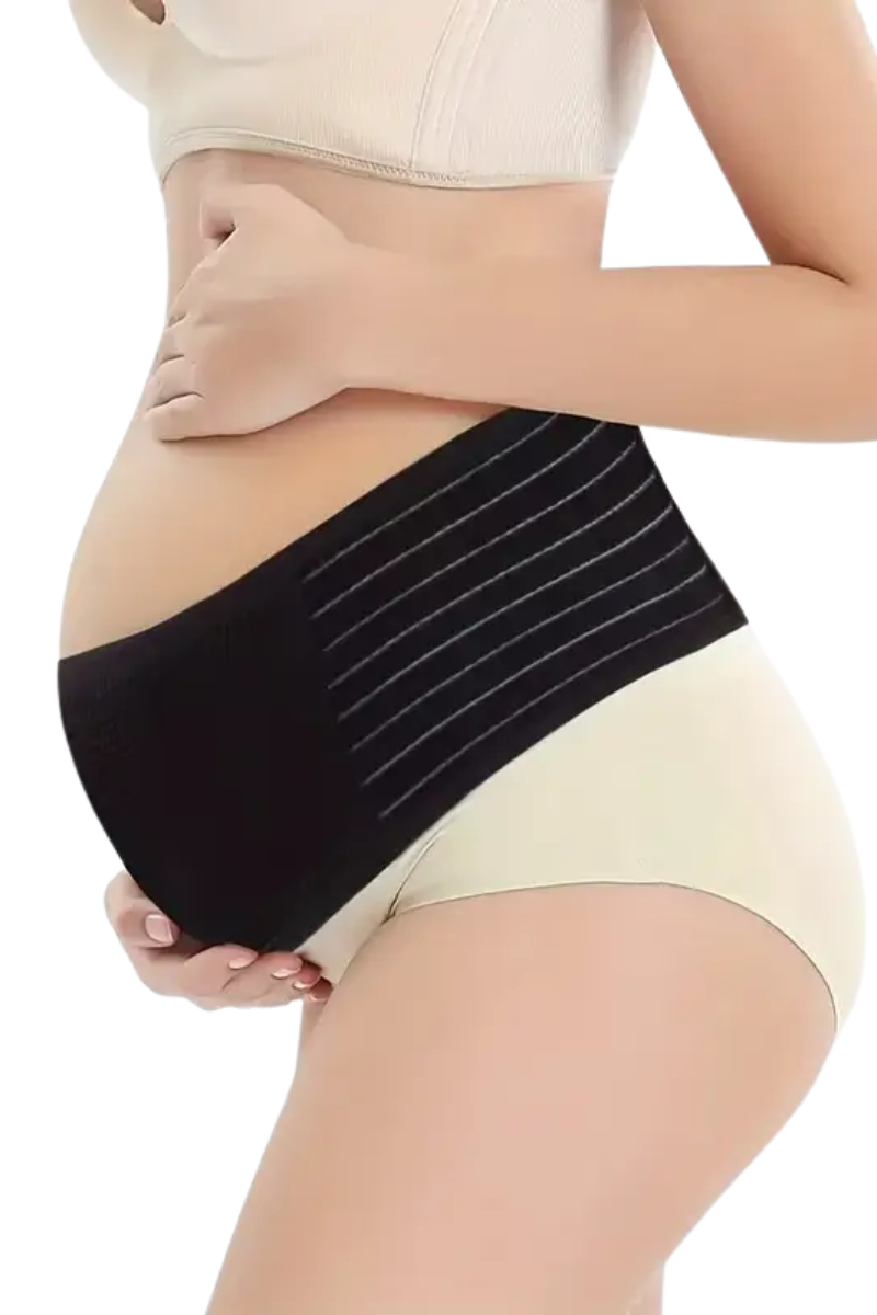 BellyEase pregnancy support belt black adjustable fit